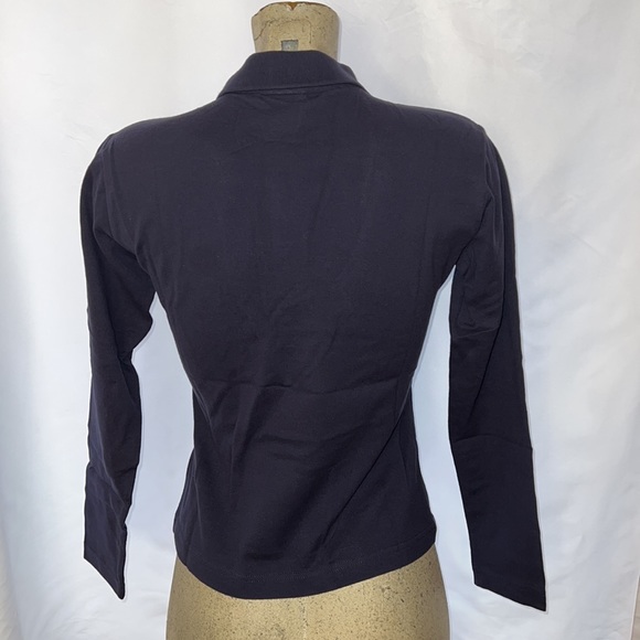 Navy blue Lacoste long sleeve top brand new without tags size six - Picture 3 of 4